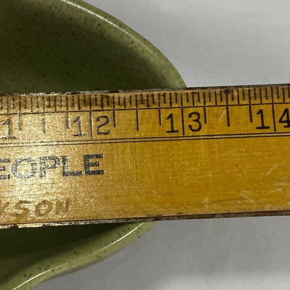 Vintage Haeger Potteries 3905 Green Oblong Decorative Bowl or Planter - Picture 9 of 11